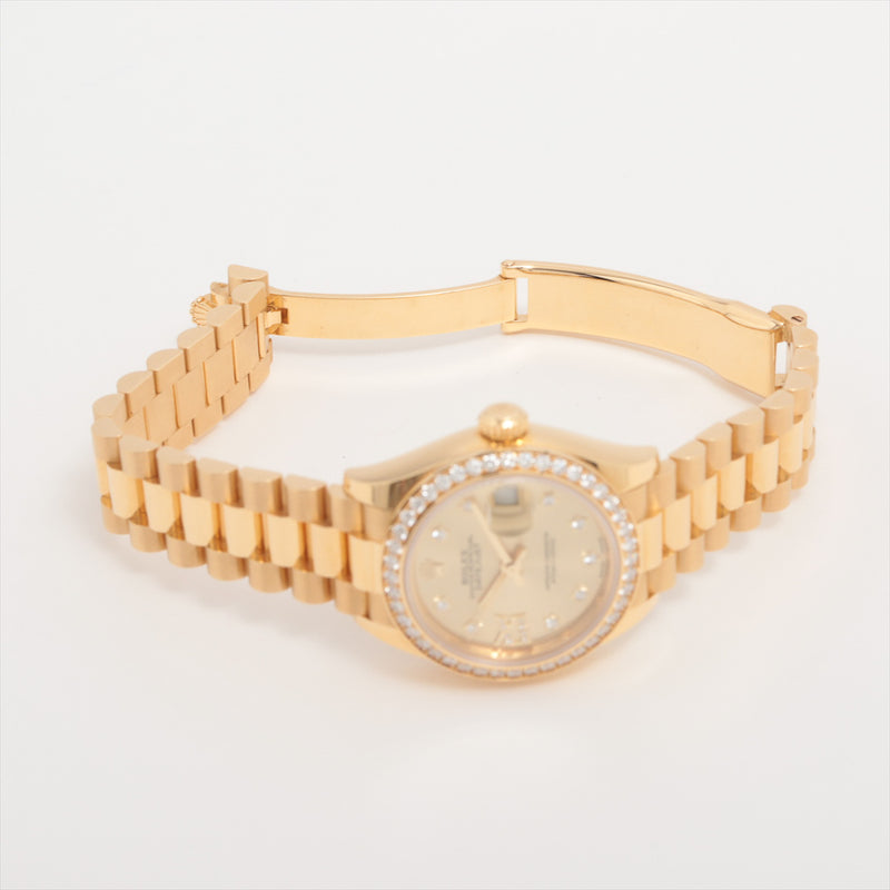 Rolex Lady Datejust 279138RBR Champagne Star Diamond Dial Mar 2021