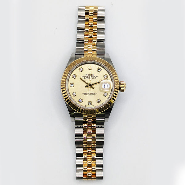 Rolex Lady Datejust 279173 Champagne Diamond Dial May 2018