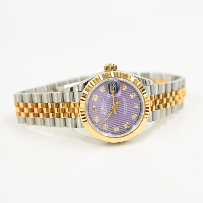 Rolex Lady Datejust 279173 Lavander Diamond Dial Oct 2017