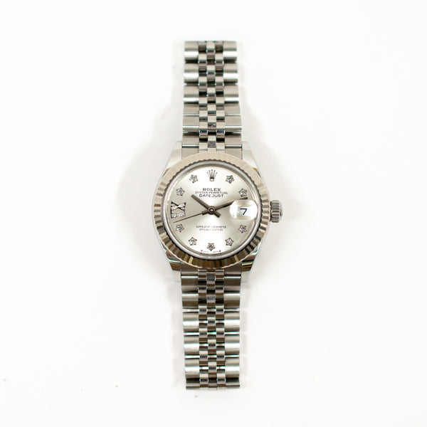Rolex Lady Datejust 279174 Silver Star Diamond Dial Dec 2020