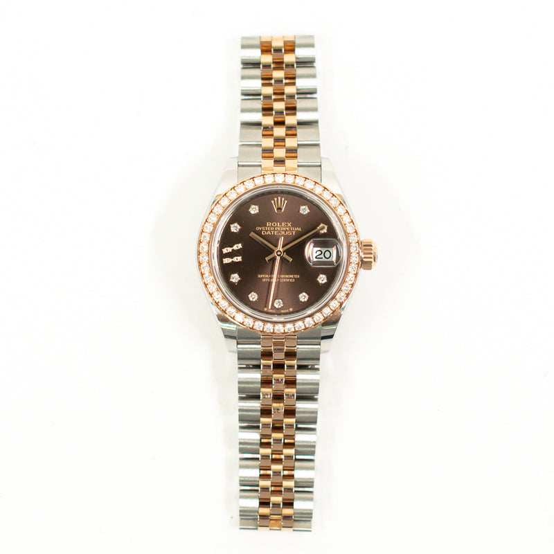 Rolex Lady Datejust 279381RBR Chocolate Star Diamond Dial Mar 2024