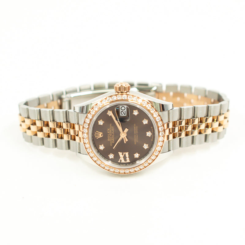 Rolex Lady Datejust 279381RBR Chocolate Star Diamond Dial Mar 2024