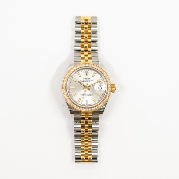 Rolex Lady Datejust 279383RBR Silver Dial Jan 2020