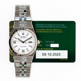 Rolex Land-Dweller 36 127234 White Honeycomb Motín Dial Oct 2025