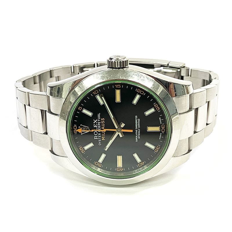 Rolex Milgauss 116400GV Black Dial Apr 2013