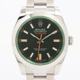 Rolex Milgauss 116400GV Black Dial Feb 2020