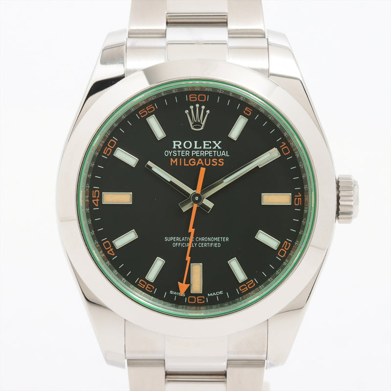 Rolex Milgauss 116400GV Black Dial Feb 2020