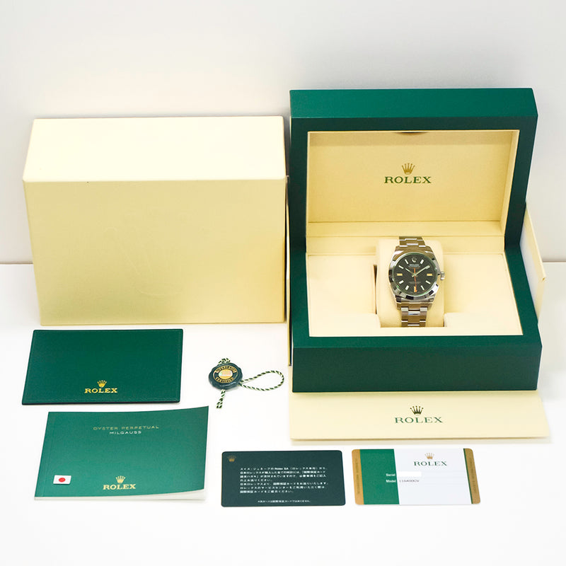 Rolex Milgauss 116400GV Black Dial Feb 2020