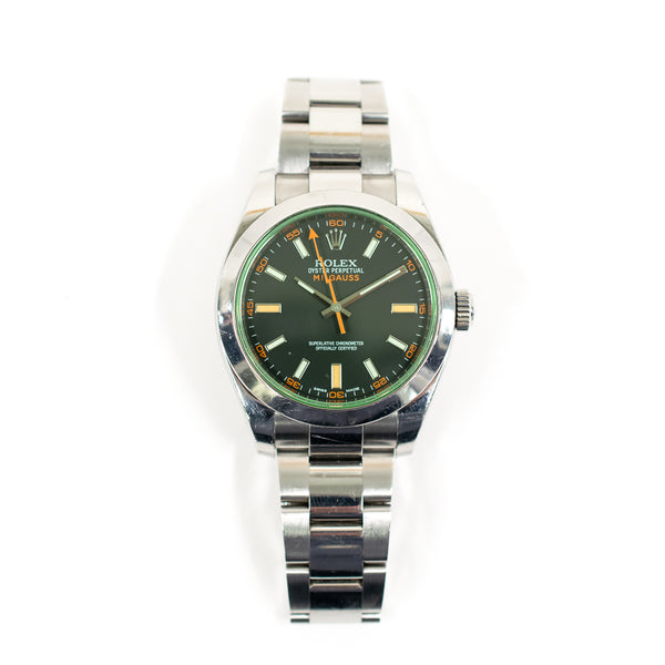 Rolex Milgauss 116400GV Black Dial Jun 2013