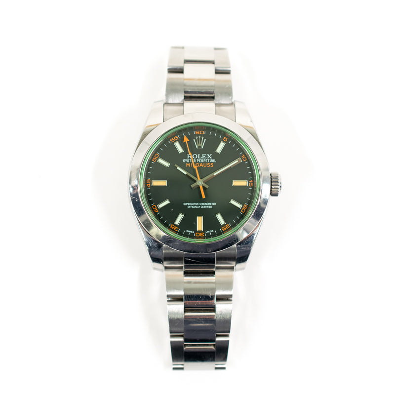 Rolex Milgauss 116400GV Black Dial Jun 2013