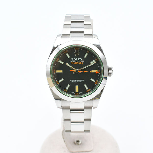 Rolex Milgauss 116400GV Black Dial Jun 2021