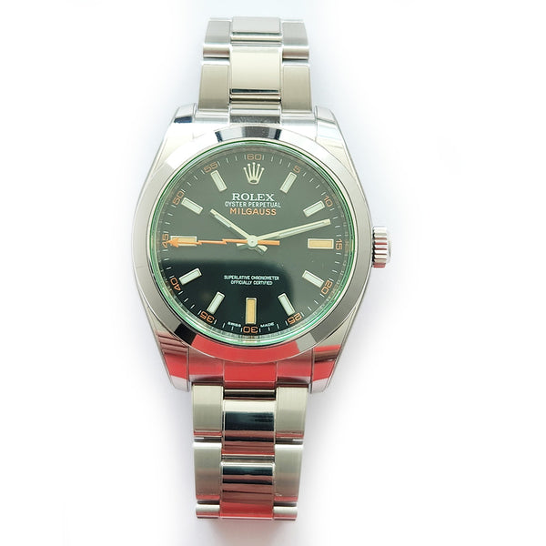 Rolex milgauss black price on sale