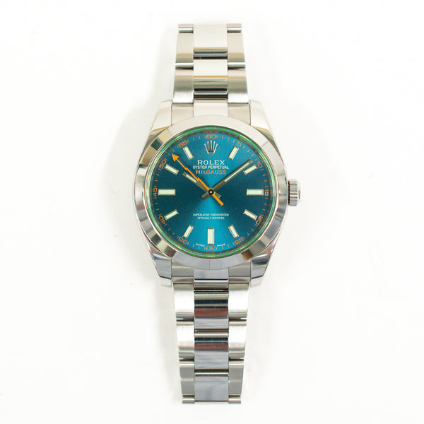 Rolex Milgauss 116400GV Black Dial May 2015