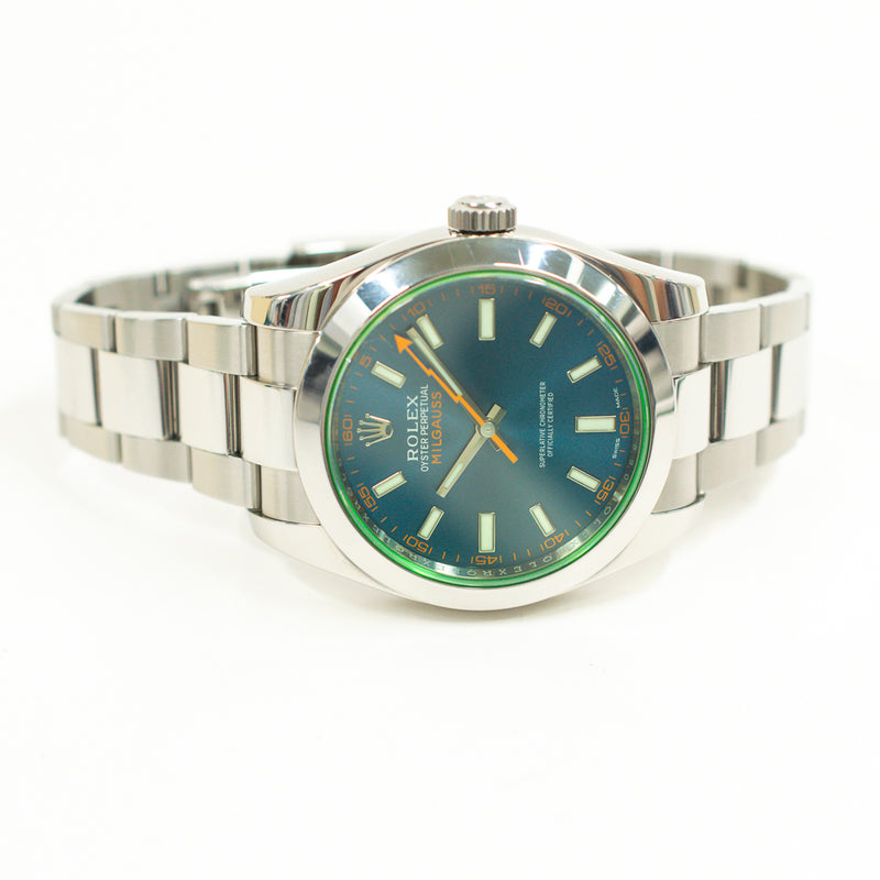 Rolex Milgauss 116400GV Black Dial May 2015