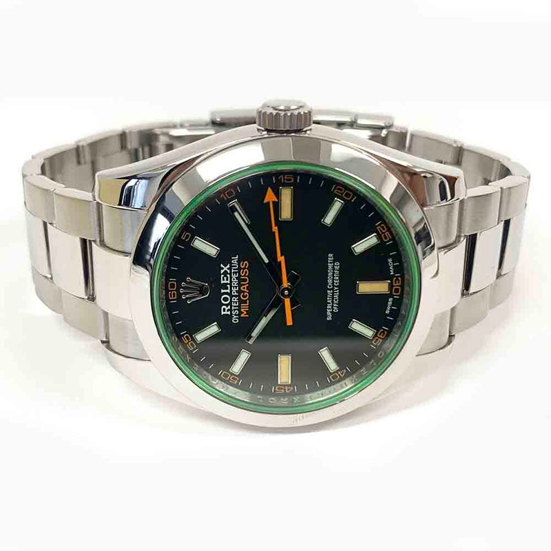 Rolex Milgauss 116400GV Black Dial Oct 2009