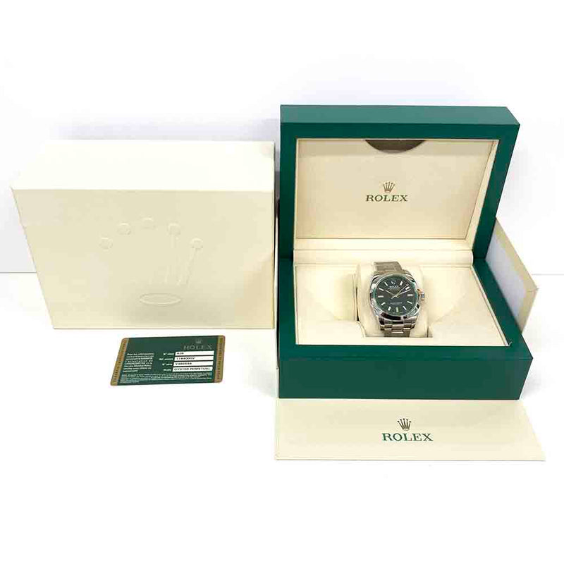 Rolex Milgauss 116400GV Black Dial Oct 2009