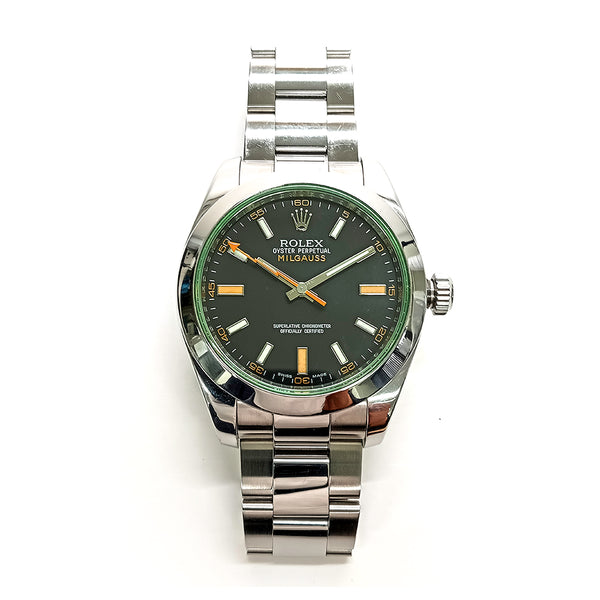 Rolex Milgauss 116400GV Black Dial Oct 2010