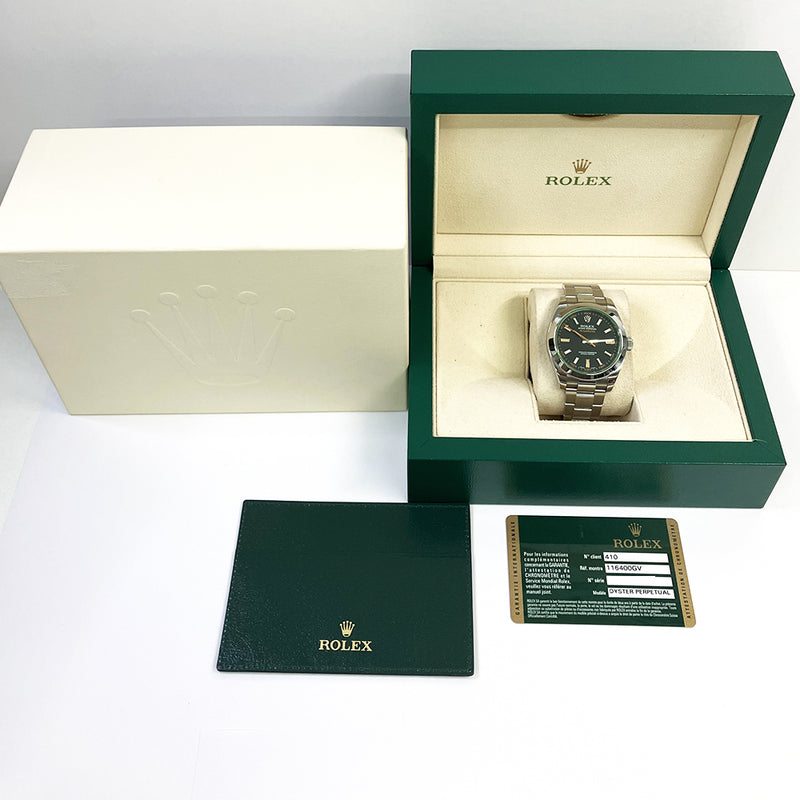 Rolex Milgauss 116400GV Black Dial Sep 2011 