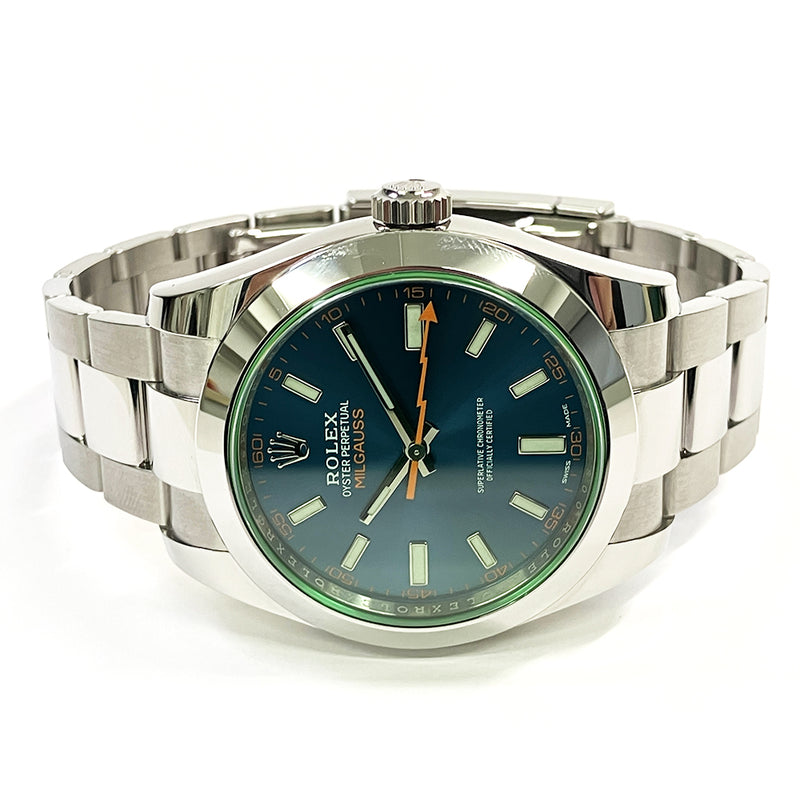 Rolex Milgauss 116400GV Blue Dial Dec 2021