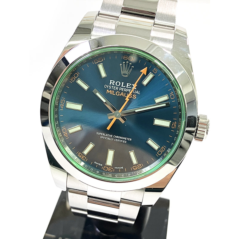 Rolex Milgauss 116400GV Blue Dial Dec 2021