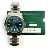 Rolex Milgauss 116400GV Blue Dial Dec 2021
