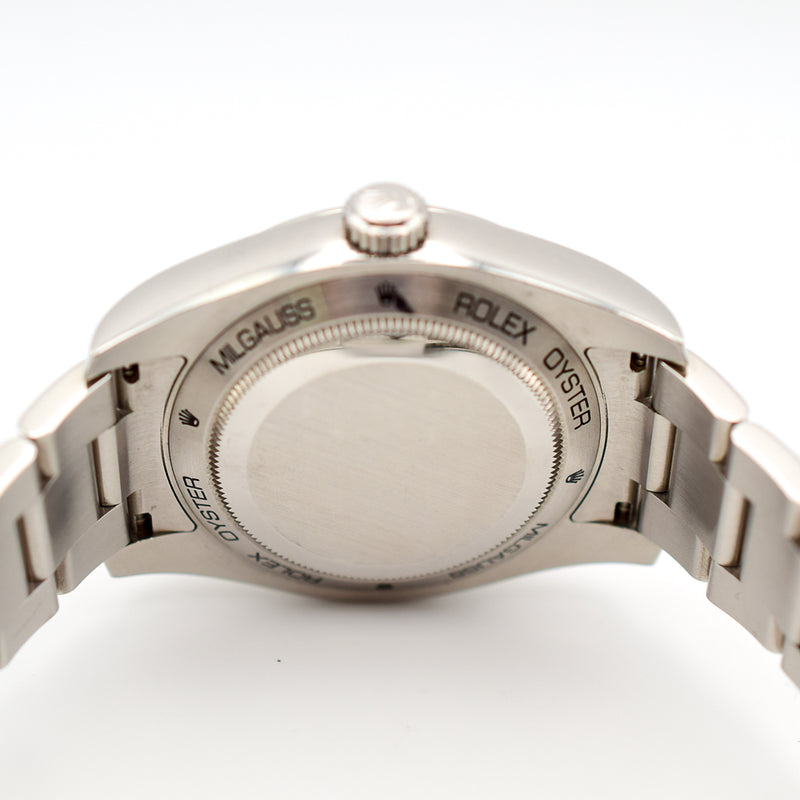 Rolex Milgauss 116400GV Blue Dial Jul 2015