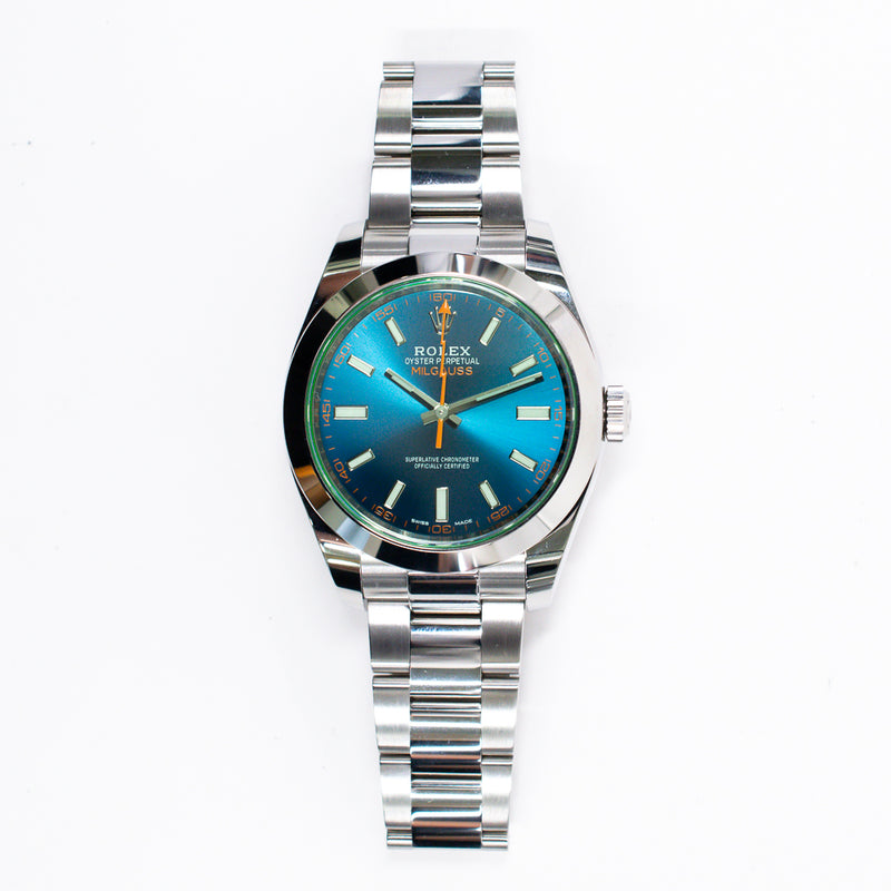 Rolex Milgauss 116400GV Blue Dial Sep 2019