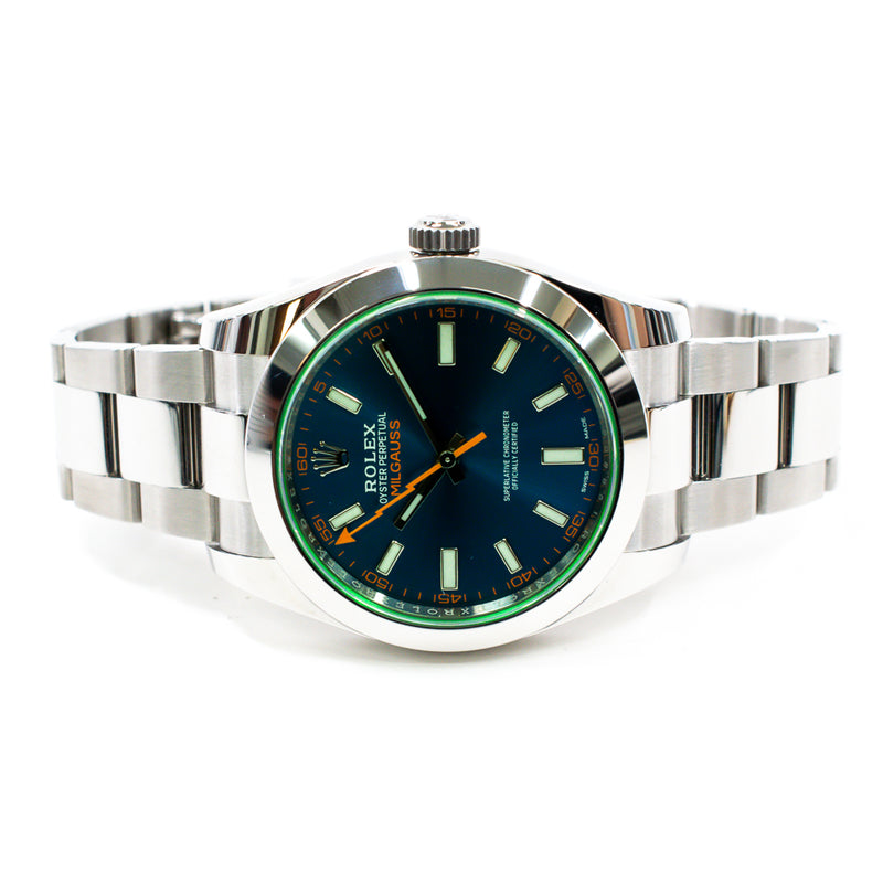 Rolex Milgauss 116400GV Blue Dial Sep 2019
