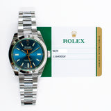 Rolex Milgauss 116400GV Blue Dial Sep 2019
