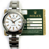 Rolex Milgauss 116400 White Dial Apr 2012