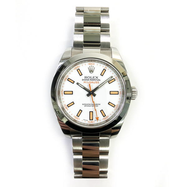 Rolex Milgauss 116400 White Dial May 2009