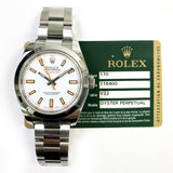 Rolex Milgauss 116400 White Dial May 2009