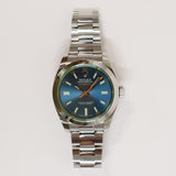 Rolex Milgauss Green Crystal 116400GV Blue Dial May 2015 - View 1