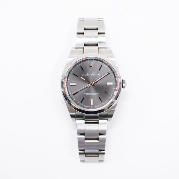 Rolex Oyster Perpetual 114300 Slate Dial Sep 2015