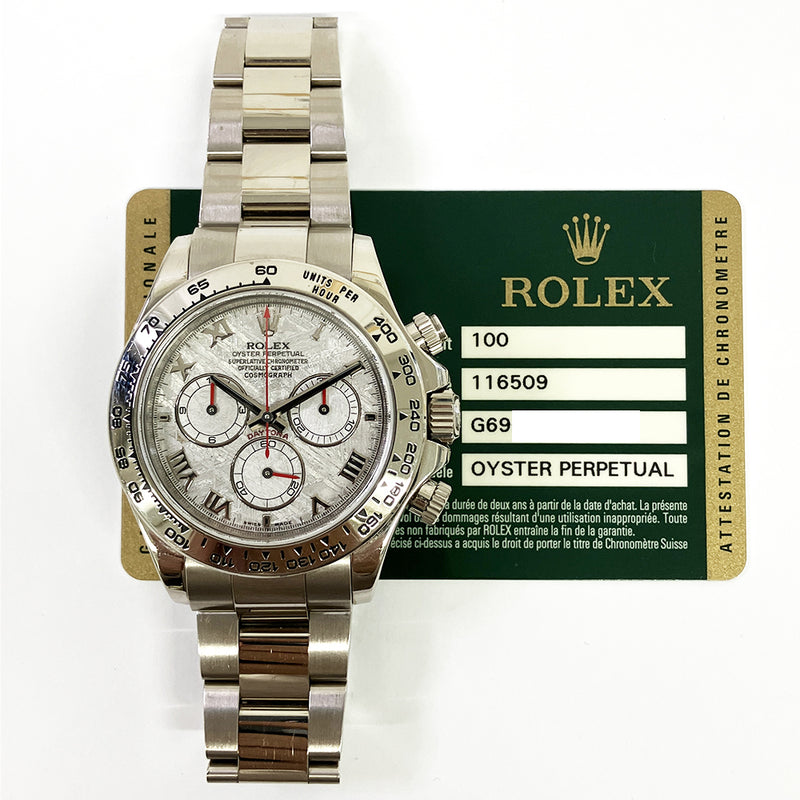 Rolex Oyster Perpetual 116509 Meteorite Dial Oct 2012