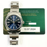 Rolex Oyster Perpetual 124200 Blue Dial Jul 2024