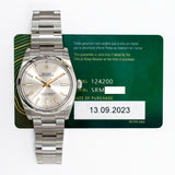 Rolex Oyster Perpetual 124200 Silver Dial Sep 2023
