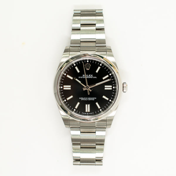 Rolex Oyster Perpetual 124300 Black Dial Aug 2023