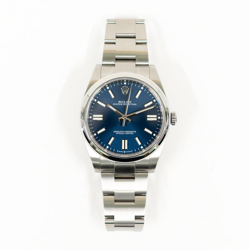 Rolex Oyster Perpetual 124300 Blue Dial Oct 2020