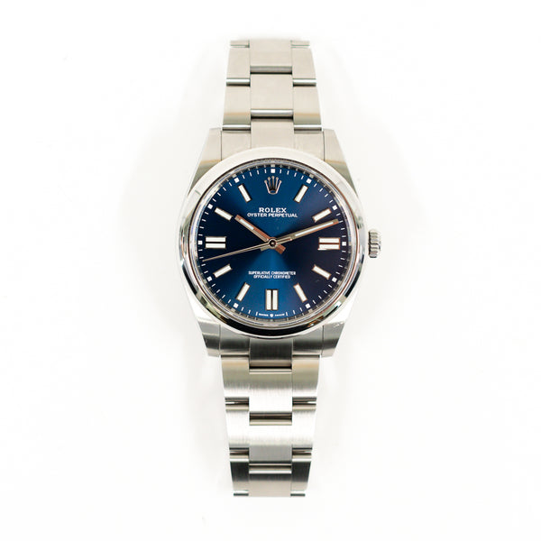 Rolex Oyster Perpetual 124300 Blue Dial Oct 2022