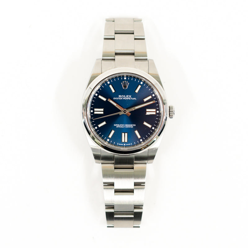 Rolex Oyster Perpetual 124300 Blue Dial Oct 2022