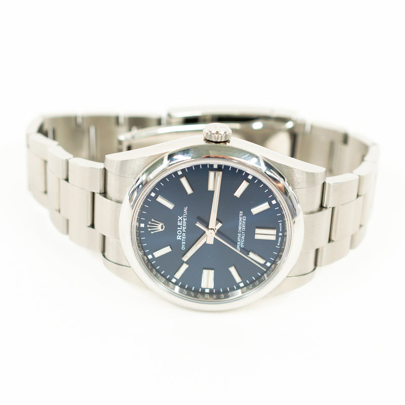 Rolex Oyster Perpetual 124300 Blue Dial Oct 2022