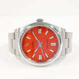 Rolex Oyster Perpetual 124300 Coral Red Dial Jun 2021