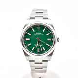 Rolex Oyster Perpetual 124300 Green Dial May 2023