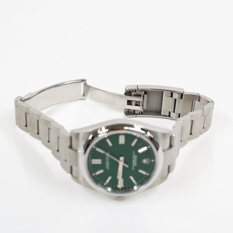 Rolex Oyster Perpetual 124300 Green Dial Nov 2022