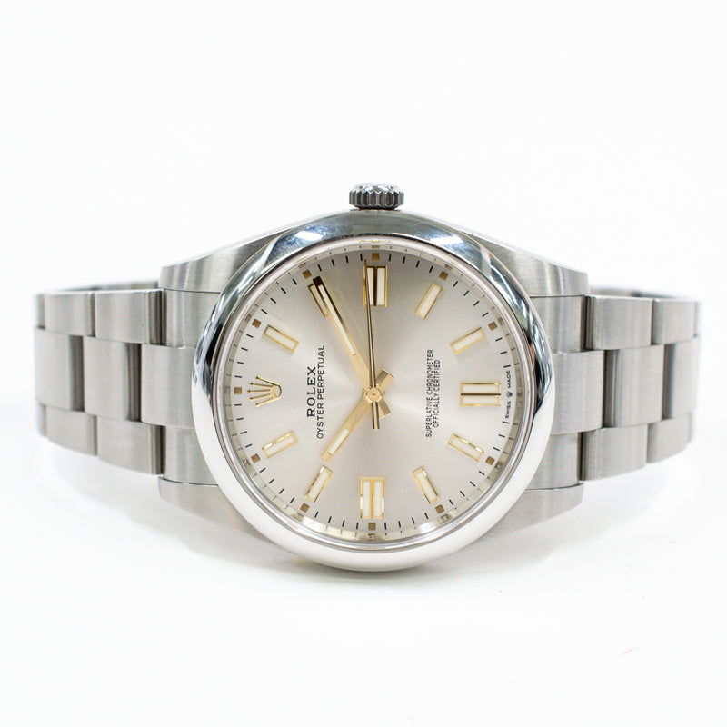 Rolex Oyster Perpetual 124300 Silver Dial Jun 2021