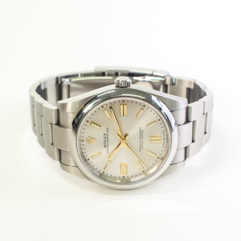 Rolex Oyster Perpetual 124300 Silver Dial May 2024