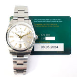 Rolex Oyster Perpetual 124300 Silver Dial May 2024