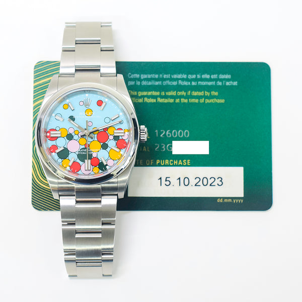 Rolex Oyster Perpetual 126000 Celebration Dial Oct 2023