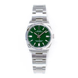 Rolex Oyster Perpetual 126000 Green Dial Feb 2024